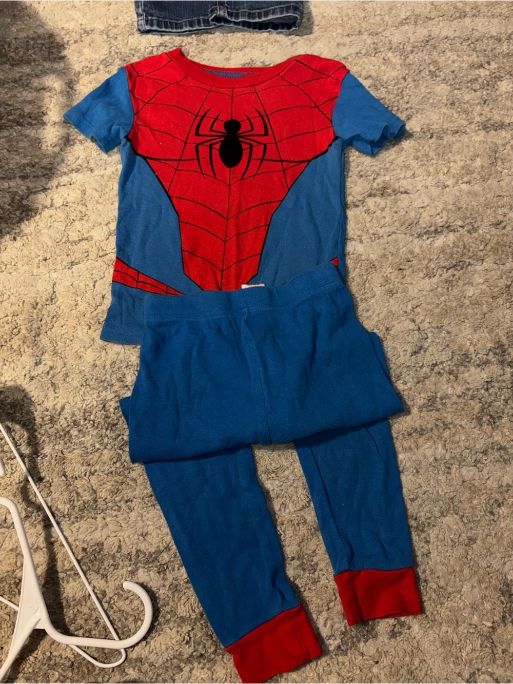 3/$20! Boys 5t Spiderman pajama Marvel Red & Blue Spider Hero Kids Pajama Set